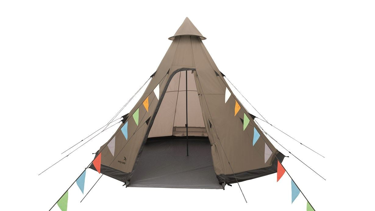 Easy Camp Glamping Bunting - Camping Bunting - feature image showing bunting on tent