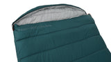 Easy Camp Moon Double Sleeping Bag Teal feature image of hood