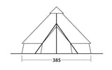 Easy Camp Moonlight Bell  - 7 Person Family Tipi Tent layout image