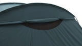 Easy Camp Palmdale 800 LUX- 8 Person Family Tunnel Tent close up image of open vent by bedroom 