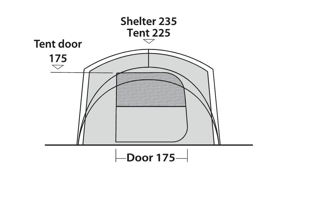 Easy Camp Shelter - 6 Berth Gazebo Shelter Tent  layout image