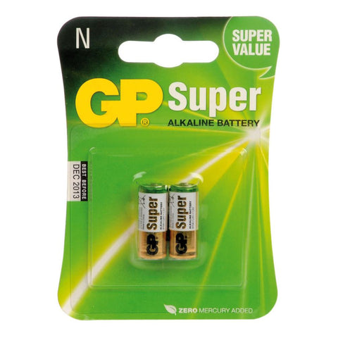 GP Super Alkaline LR1 Batteries - 2 Pack