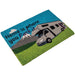 Home Is Where You Park It Motorhome Coir Door Mat side angle view of mat