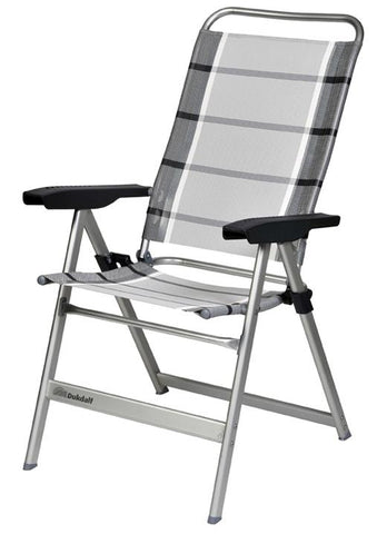 Dukdalf Dynamic Folding Chair Grey Stripe