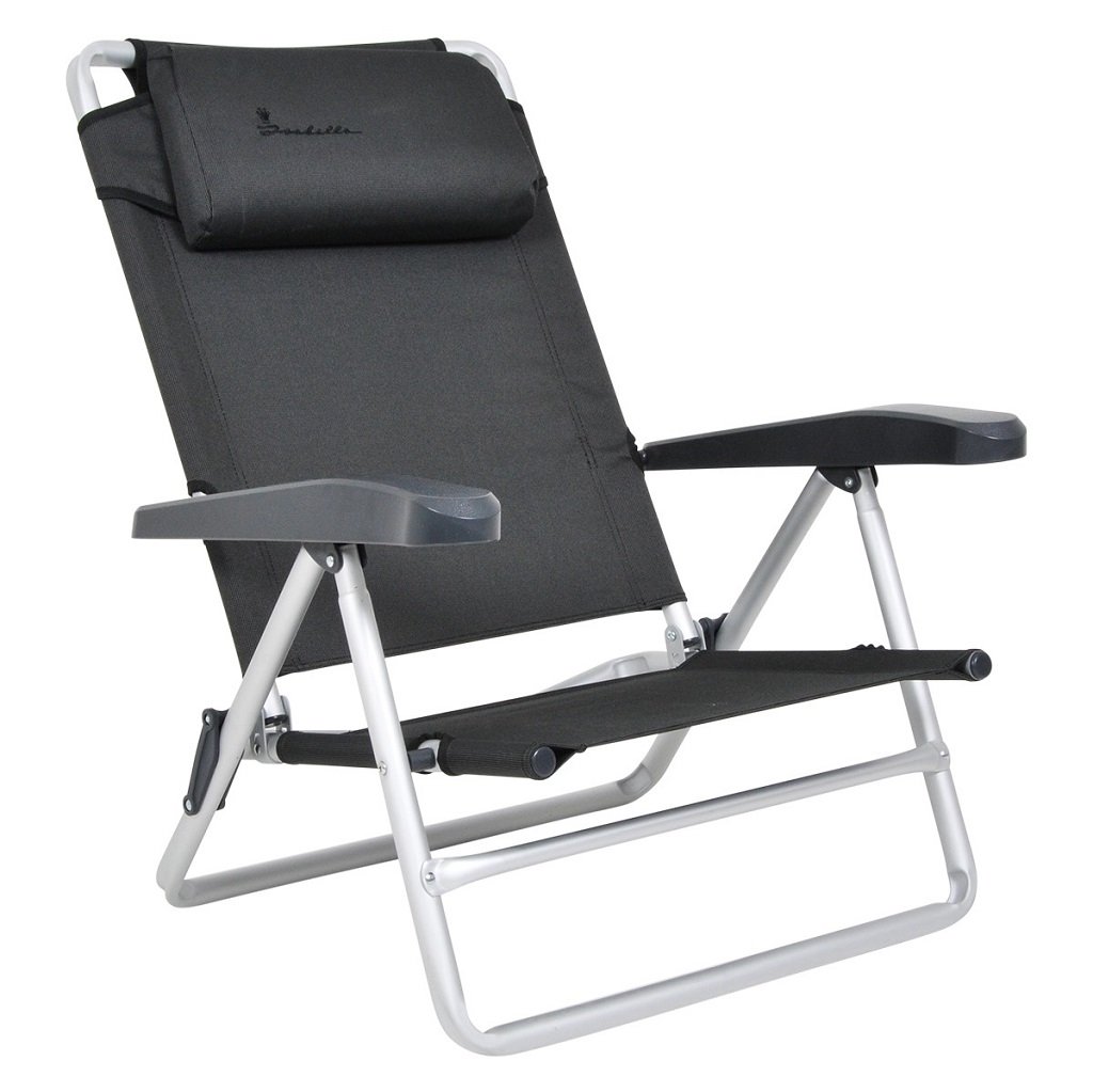 Isabella Beach Folding Chair Dark Grey