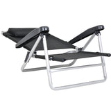 Isabella Beach Folding Chair - Dark Grey