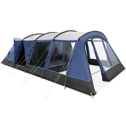 Kampa Croyde 6 Person Tunnel Tent with side door and front porch area
