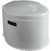 Kampa Khazi Portable Camping Chemical Toilet shown with closed lid