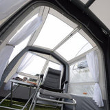 Dometic Pro Air Conservatory Awning Annexe interior view showing the large skylight window
