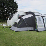 Dometic Rally / Ace PRO Poled Annexe Bedroom shown pitched on campsite to awning