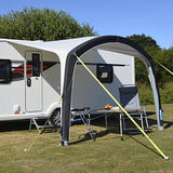 Kampa Sunshine AIR PRO 300 Inflatable Caravan Sun Canopy 2020 - Lifestyle image