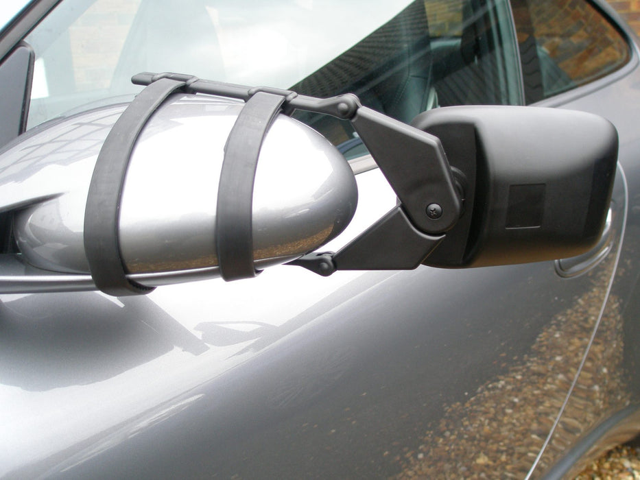 Milenco Falcon Safety Towing Mirror - Convex - Feature photo rear straps