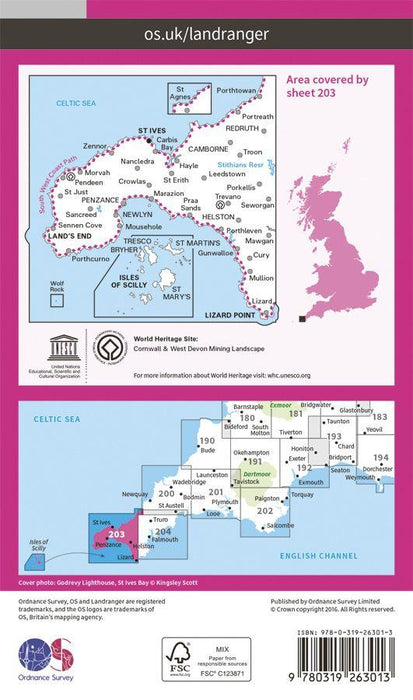 Ordnance Survey Landranger Maps