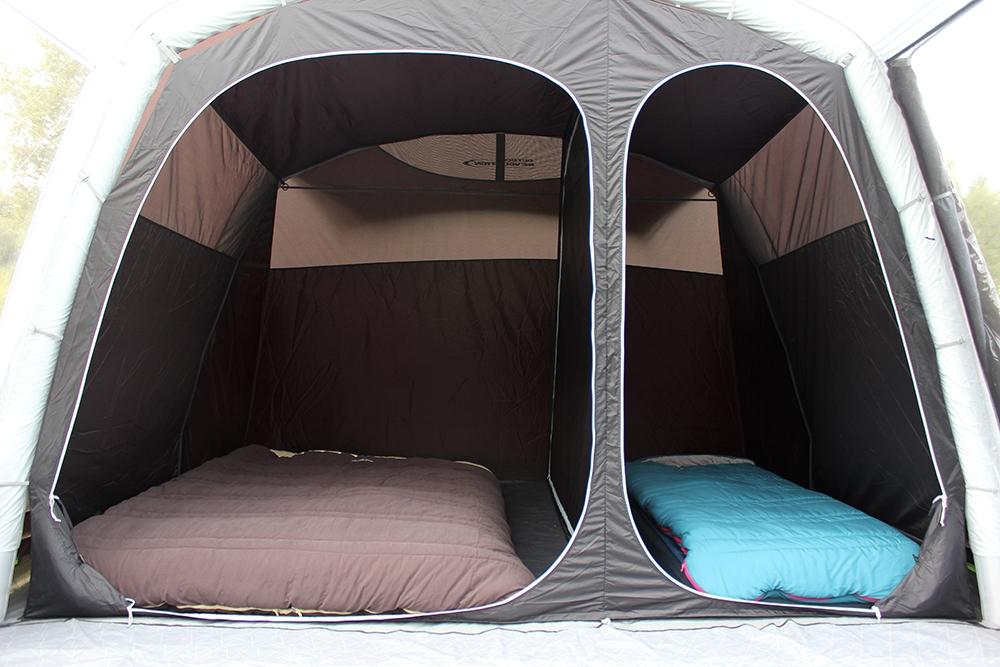 Outdoor Revolution Airedale 5.0S - Inflatable Tunnel Tent showing the included 5-berth inner tent