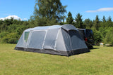 Outdoor Revolution Cacos Air SL Low Driveaway Awning rear profile image of awning and vehicle 