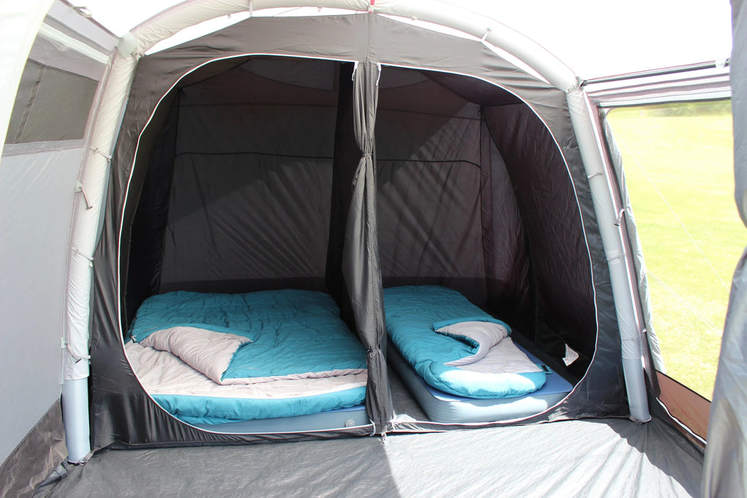 Outdoor Revolution Cacos Air SL Mid Driveaway Awning interior image of the 4 berth bedroom inner tent 