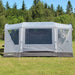 Outdoor Revolution Cayman Combo Air Mid - Inflatable Drive Away Awning side view showing side porches