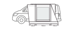Outdoor Revolution Cayman Curl Air Low Driveaway Awning floorplan 2