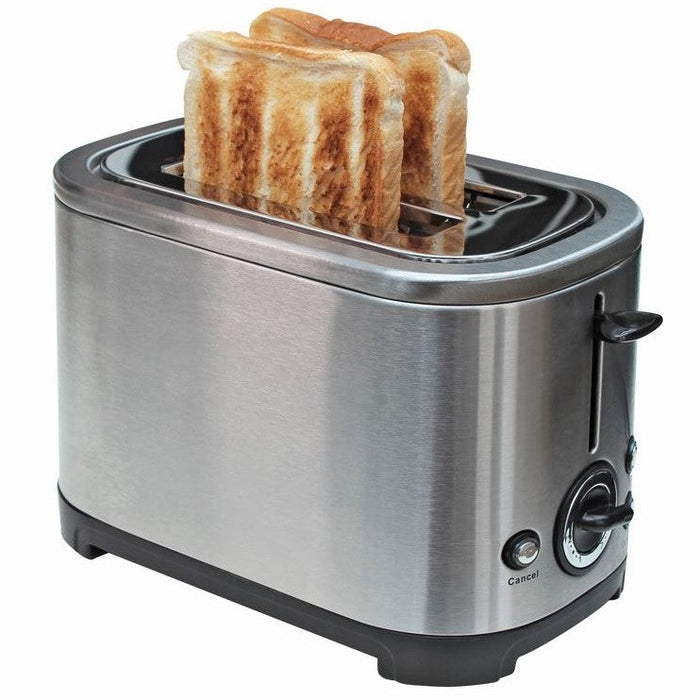 Outdoor Revolution Deluxe Low Wattage 2 Slice Toaster 600 - 700W showing example toast
