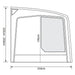 Outdoor Revolution Eclipse Pro 330 Inflatable Caravan Awning dimensions