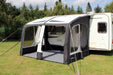 Outdoor Revolution Eclipse Pro 330 Inflatable Caravan Awning with doors open