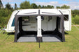 Outdoor Revolution Eclipse Pro 330 Inflatable Caravan Awning with front doors open