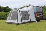 Outdoor Revolution Movelite T2R Low - Inflatable Drive Away Awning - lifestyle image of view from back of vehicle