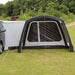 Outdoor Revolution Movelite T3E Tall - Inflatable Drive Away Awning front view showing main entrance with window in door and canopy porch