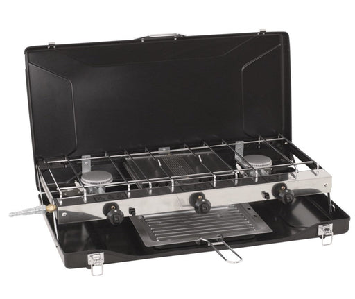 Outwell Appetizer Trio - 2 Burner Stove With Grill