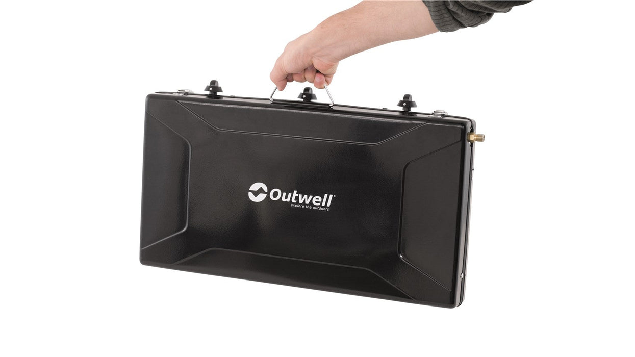 Outwell Appetizer Trio - 2 Burner Stove With Grill Carry Case