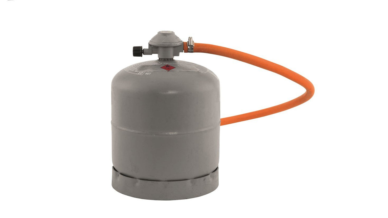 Outwell Asado Gas BBQ - example of lpg gas bottle that would be used for grill