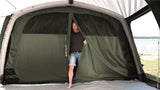 Outwell Birchdale 6PA Inflatable Family Tunnel Tent showing inner tents and optional extra carpet