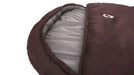Outwell Campion Lux Sleeping Bag - Aubergine feature image of hood