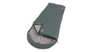 Outwell Campion Lux Sleeping Bag Single - Teal feature image with top of the bag zipped open