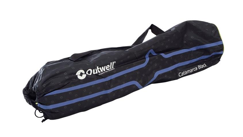 Outwell Catamarca Folding Arm Chair - Night Blue carry bag