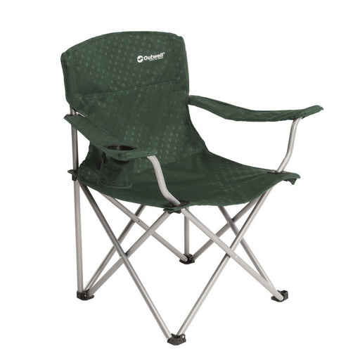 Outwell Catamarca Folding Camping Armchair - Forest Green - Main product photo