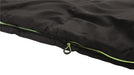 Outwell Celebration Single Sleeping Bag showing zip up close