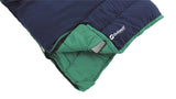 Outwell Champ Junior Sleeping Bag - Ocean Blue hidden pocket