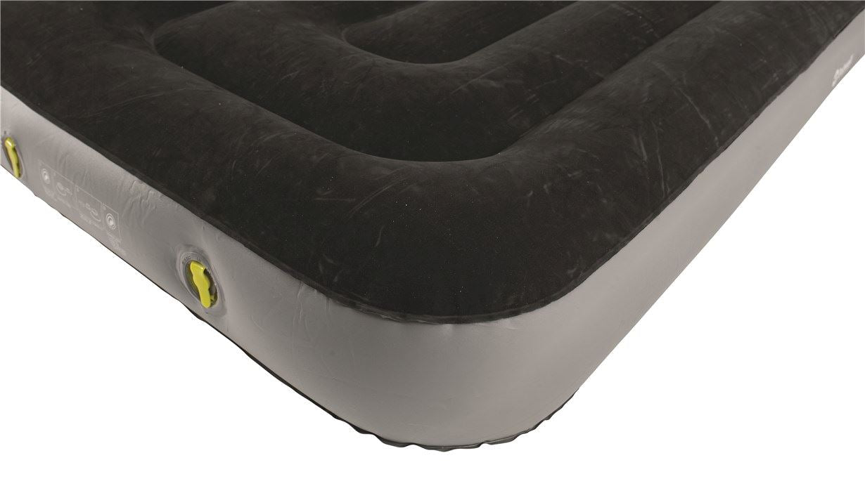 Outwell Classic Double Two Chamber Airbed - feature image of corner of bed