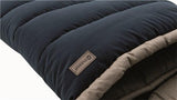 Outwell Constellation Lux Double Sleeping Bag - Outside stitching and Outwell Logo