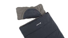 Outwell Contour Junior Sleeping Bag - Deep Blue detachable hood