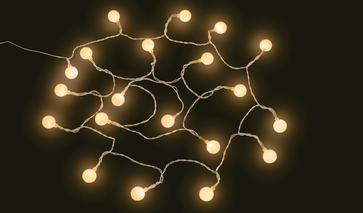 Outwell Delta Light Chain - Battery or USB Fairy Lights shown lit up
