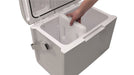 Outwell ECOlux 35 Litre Coolbox 12 & 230 Volts - Light Grey feature image of divider inside coolbox