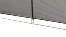 Outwell Event Shelter L Side Wall with Zipper - bottom of zip closed