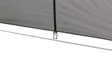 Outwell Event Shelter L Side Wall with Zipper - bottom of zip closed