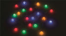 Outwell Gamma Light Chain - Battery or USB Powered Fairy Lights feature image of lights switched on with black background