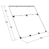 Outwell Hillcrest Tarp for Campervans dimensions