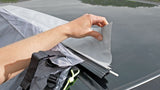 Outwell Magnetic Drive Away Awning Connection Kit shown attached to vehicle roof