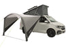 Outwell Touring Canopy Air - Inflatable Campervan Canopy shown attached to volkswagen campervan