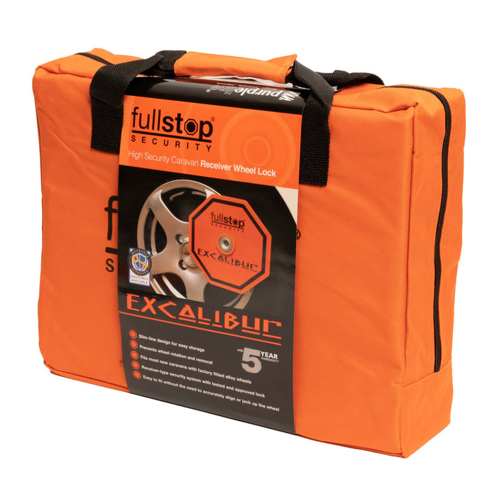 Purpleline Excalibur Alloy Wheel Clamp - Fullstop Security - packaging